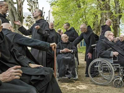 Au sein de la communauté monastique de Solesmes, dans la Sarthe